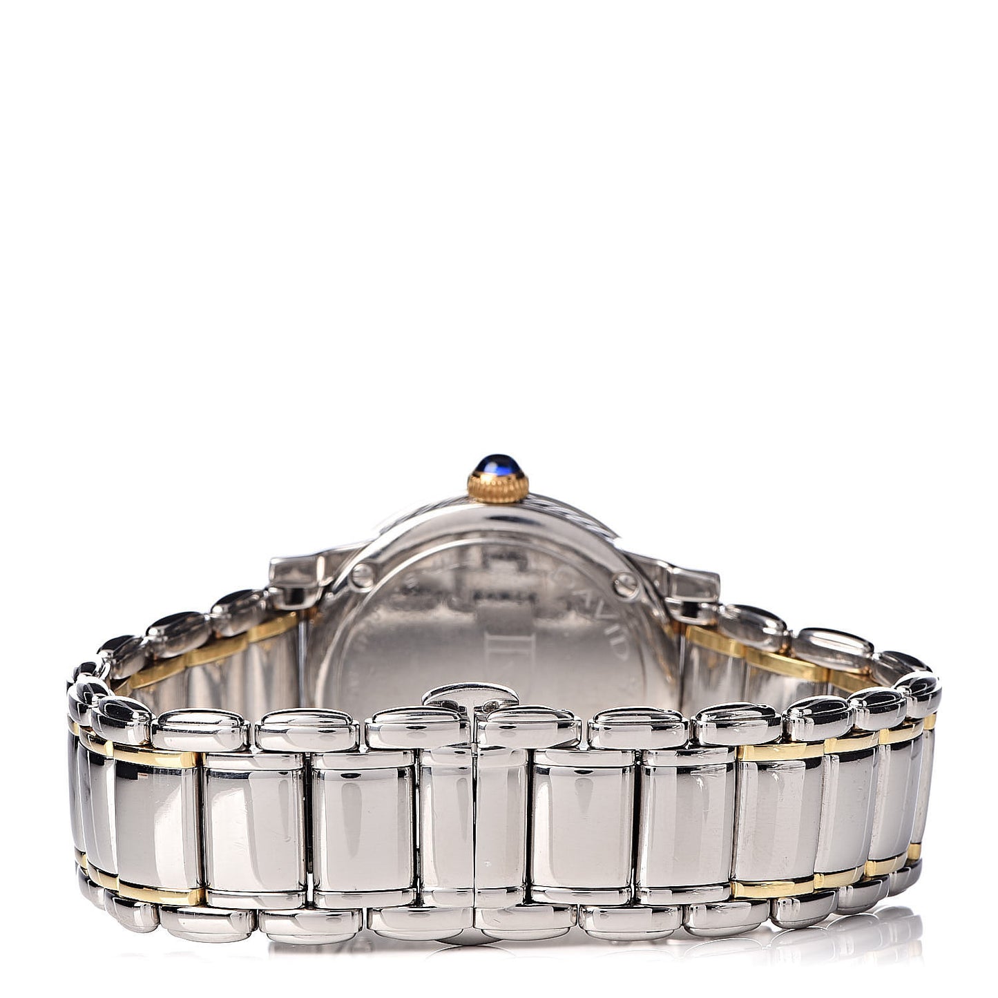 Stainless Steel 18K Yellow Gold Diamond Bezel Mother of Pearl 30mm Classic Quartz Watch