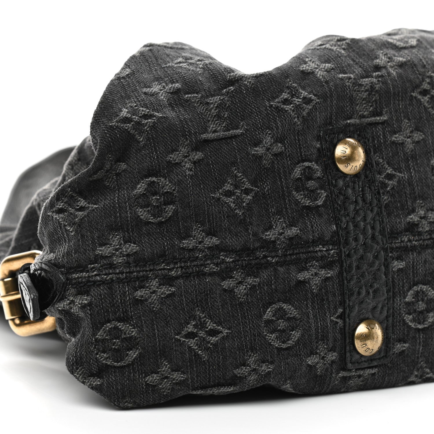 Louis Vuitton Denim Neo Cabby MM Black 8 of 11
