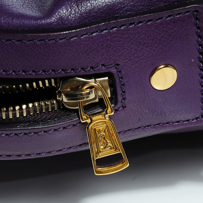Saint Laurent Leather Large Muse Purple 8 of 9