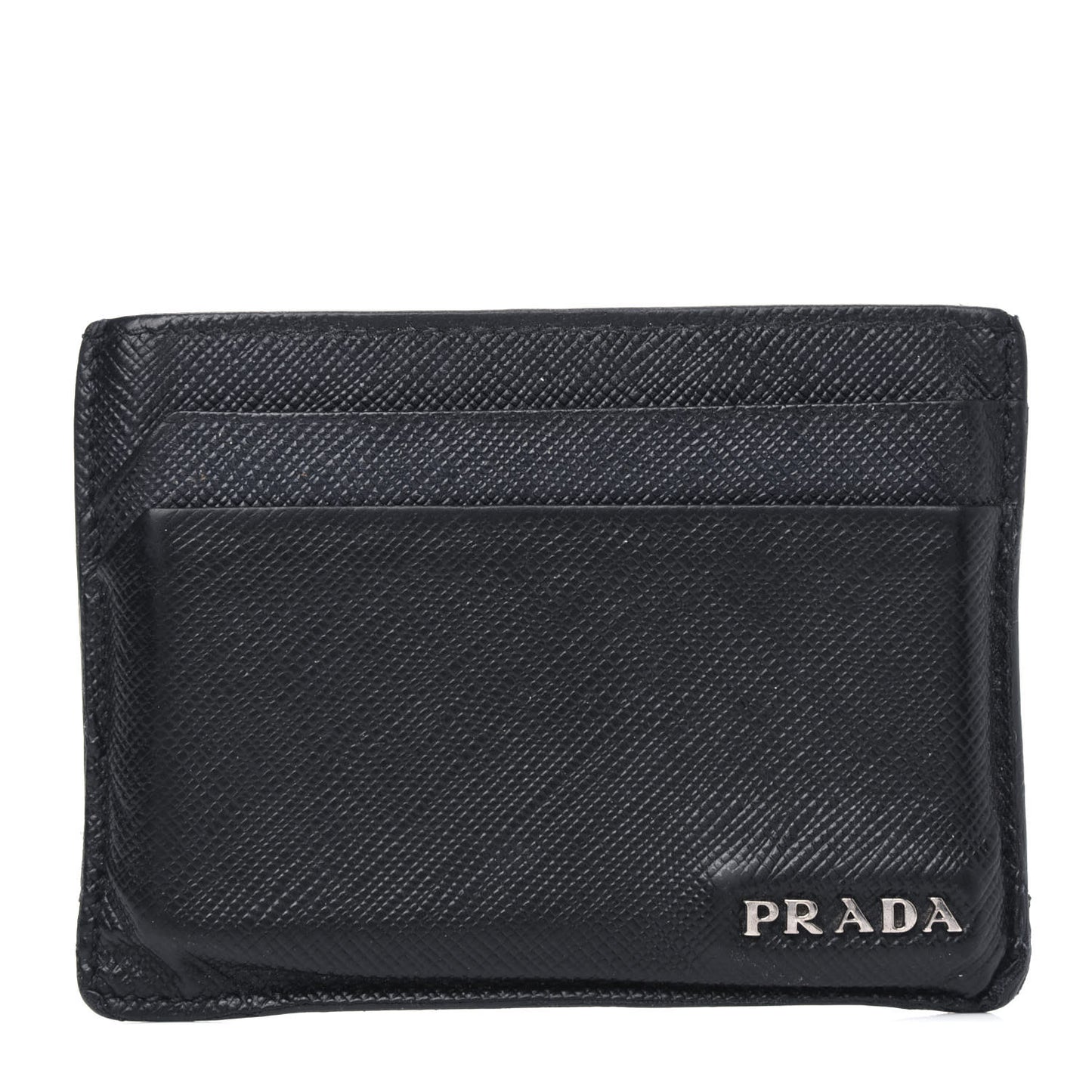 Saffiano Card Holder Black