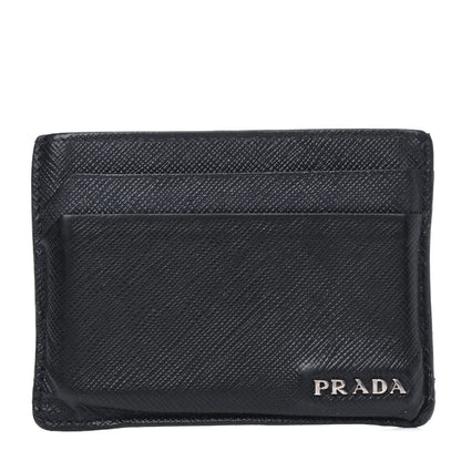 Prada Saffiano Card Holder Black 1 of 6