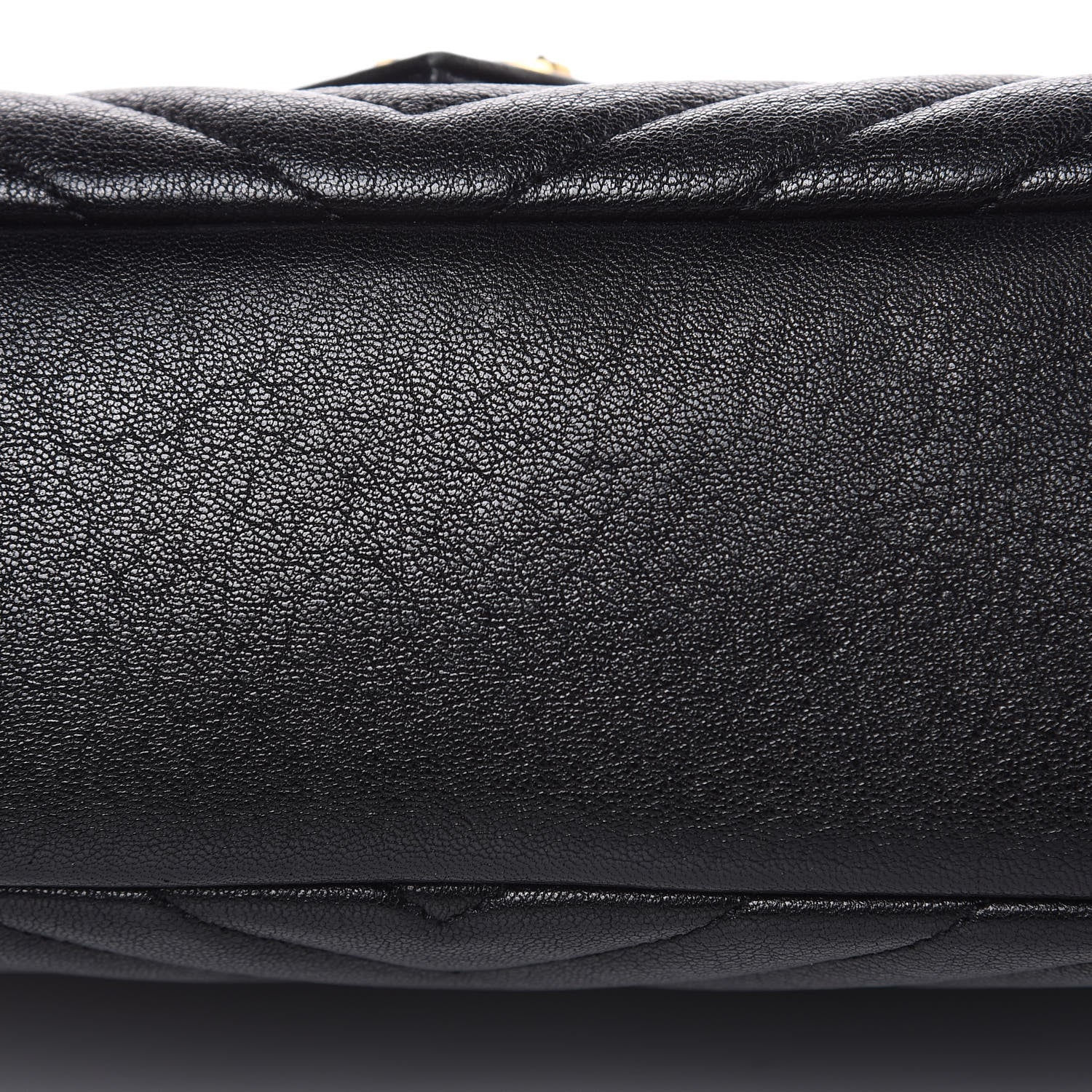 Saint Laurent Sheepskin Matelasse Chevron Monogram Large College Satchel Black 10 of 12