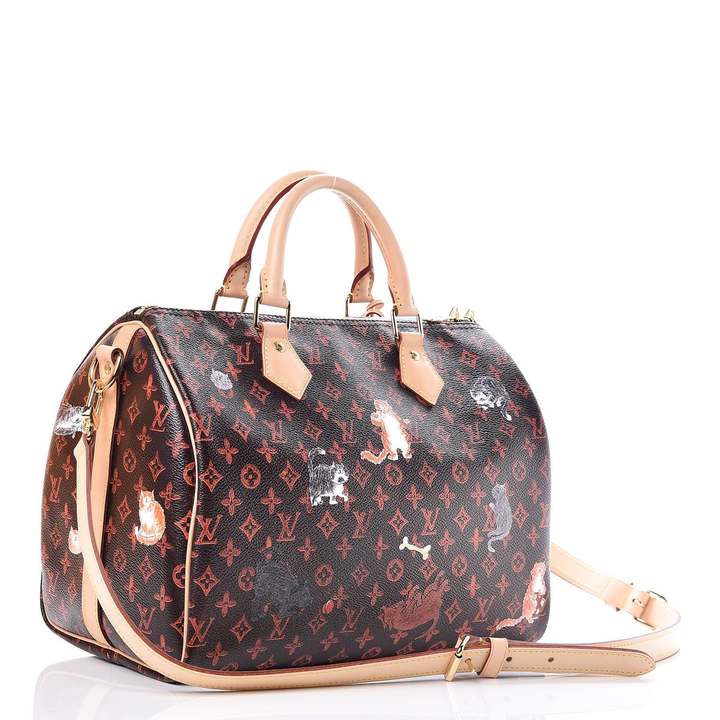 Catogram Speedy Bandouliere 30 Marron
