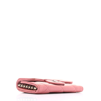 Chanel Lambskin Quilted 6 Key Holder Pink 4 of 9