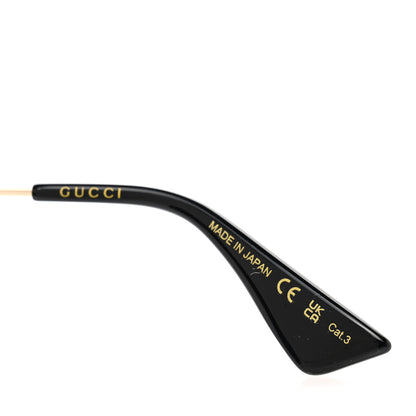 Gucci Aviator Sunglasses GG0062S Black Gold 6 of 8