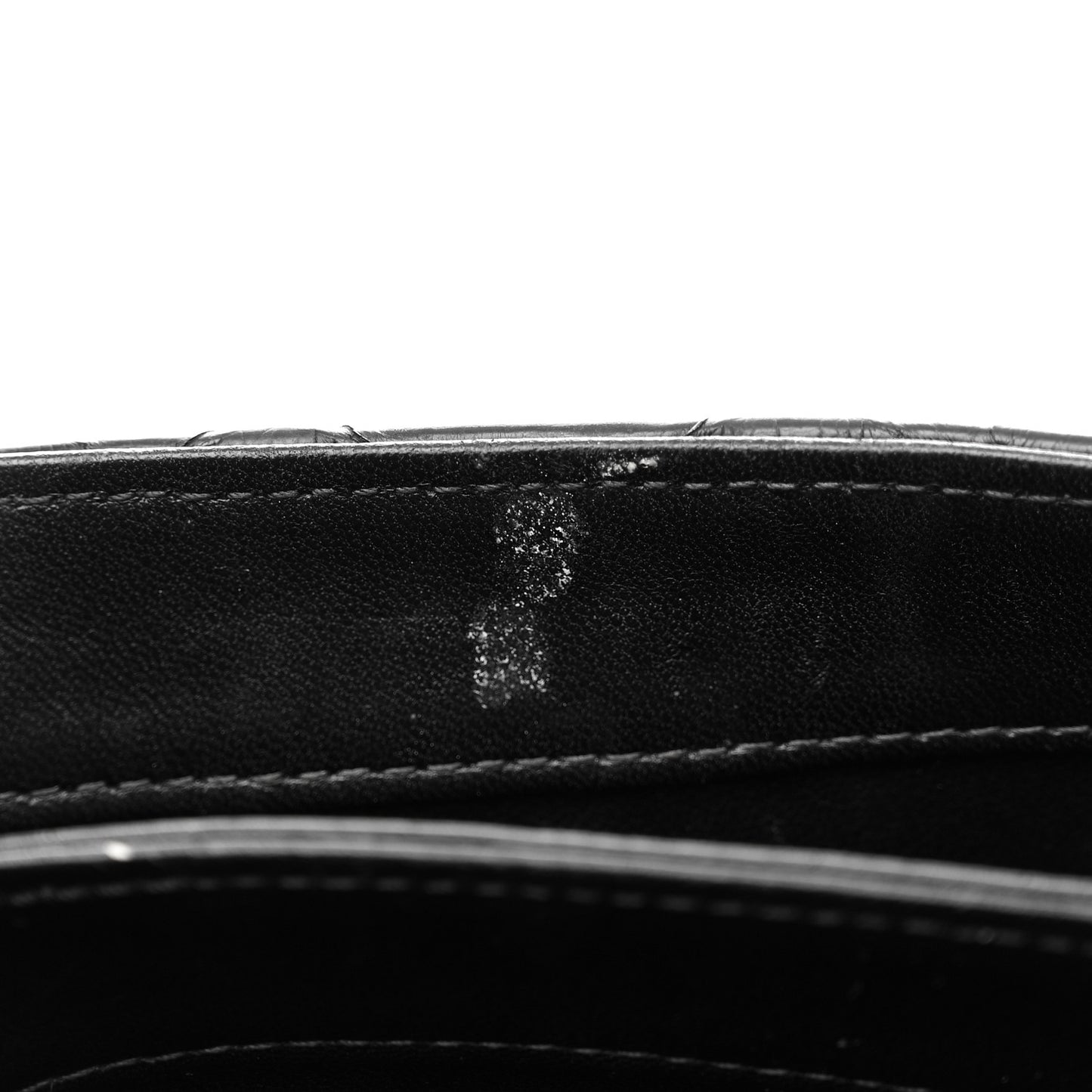 Snakeskin Quilted Mini Citizen Chic Flap Black
