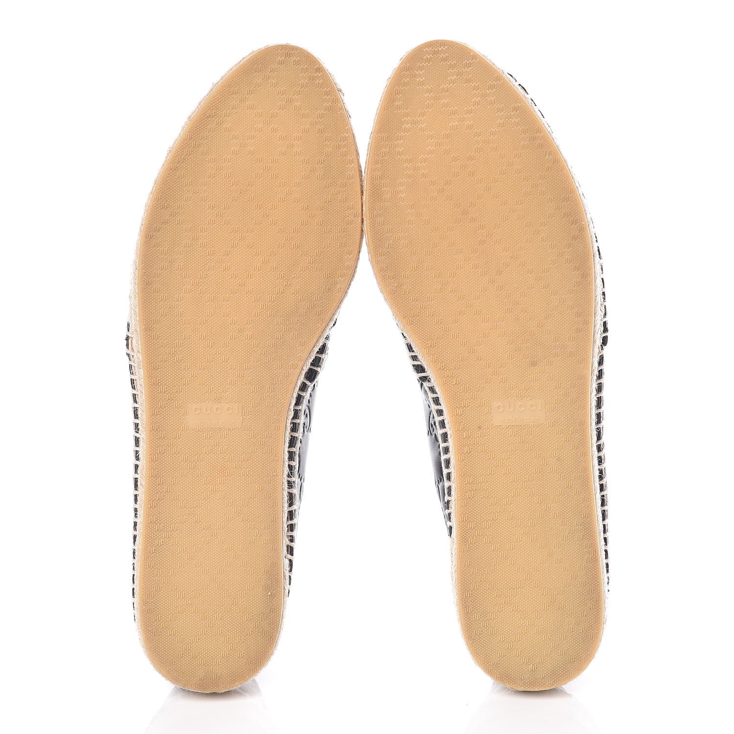Gucci Guccissima Signature Espadrilles 41.5 Black 7 of 12