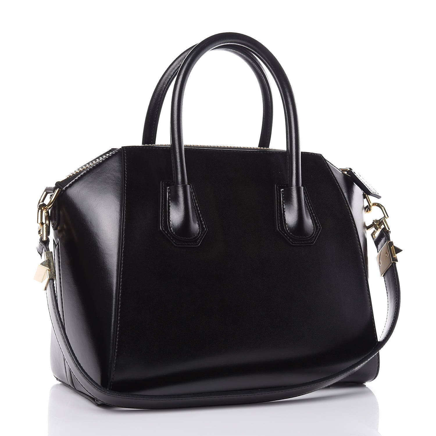 Givenchy Shiny Lord Calfskin Small Antigona Black 7 of 16