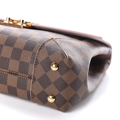 Louis Vuitton Damier Ebene Caissa Clutch Rose Ballerine 9 of 10