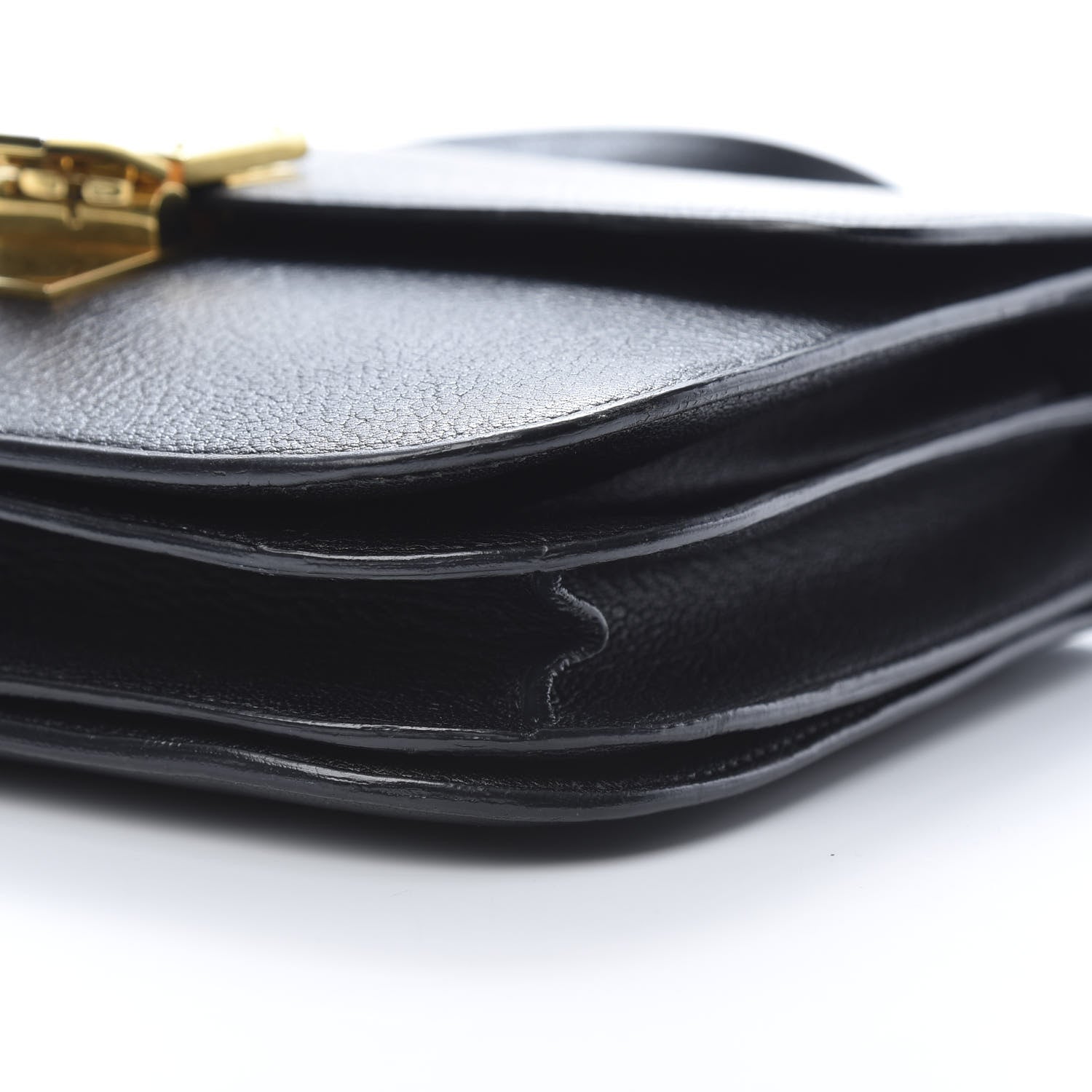 Celine Goatskin Medium Classic Box Flap Bag Black 7 of 16