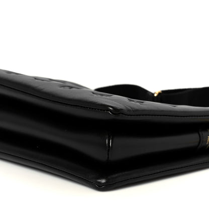 Louis Vuitton Lambskin Embossed Monogram Coussin PM Black 11 of 11