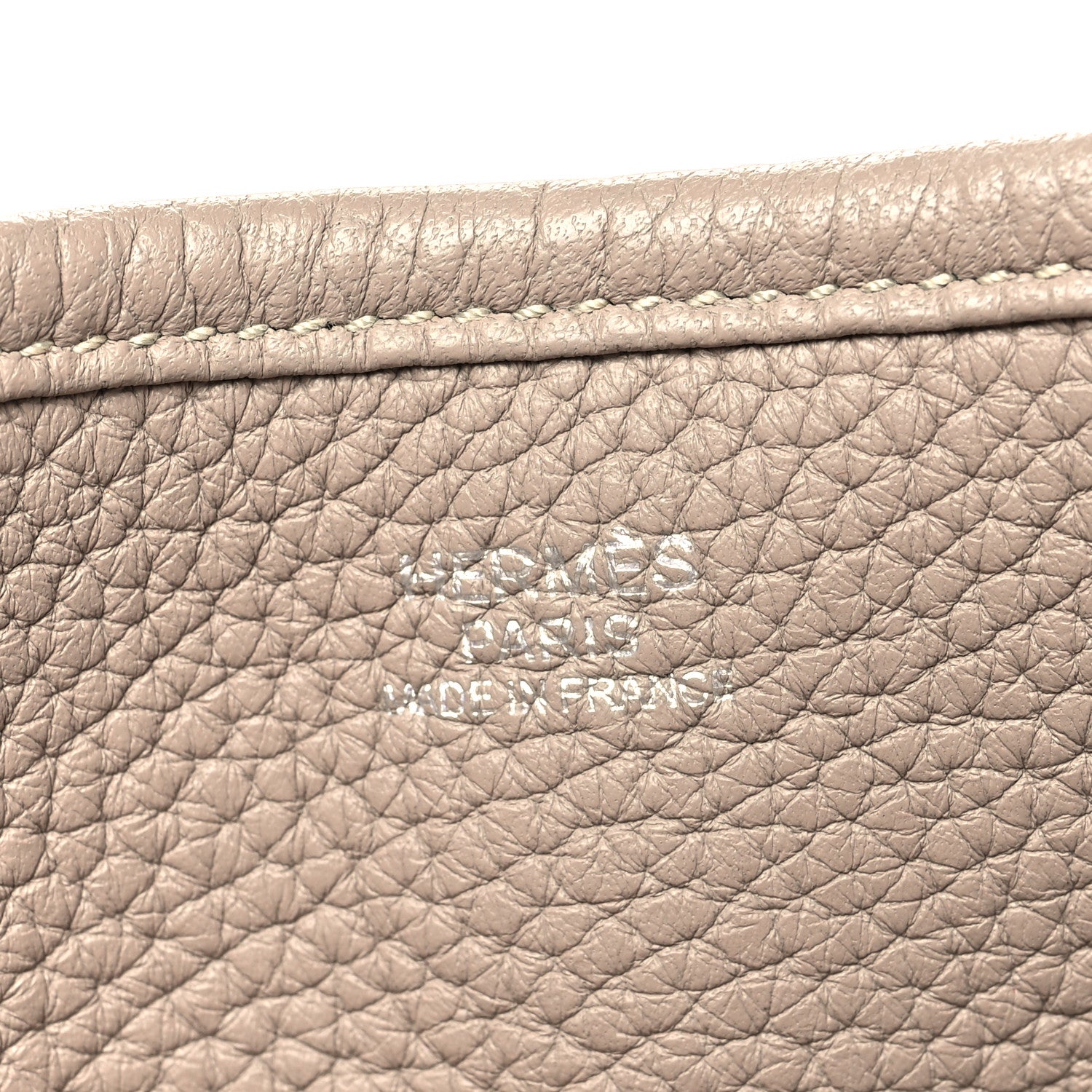 Hermes Taurillon Clemence Evelyne III GM Gris Tourterelle 5 of 10