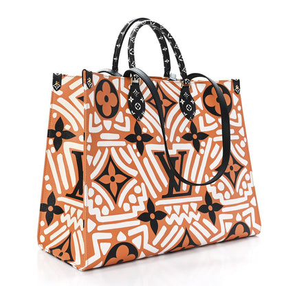 Louis Vuitton Monogram Giant Crafty Onthego GM Crème Caramel 3 of 8