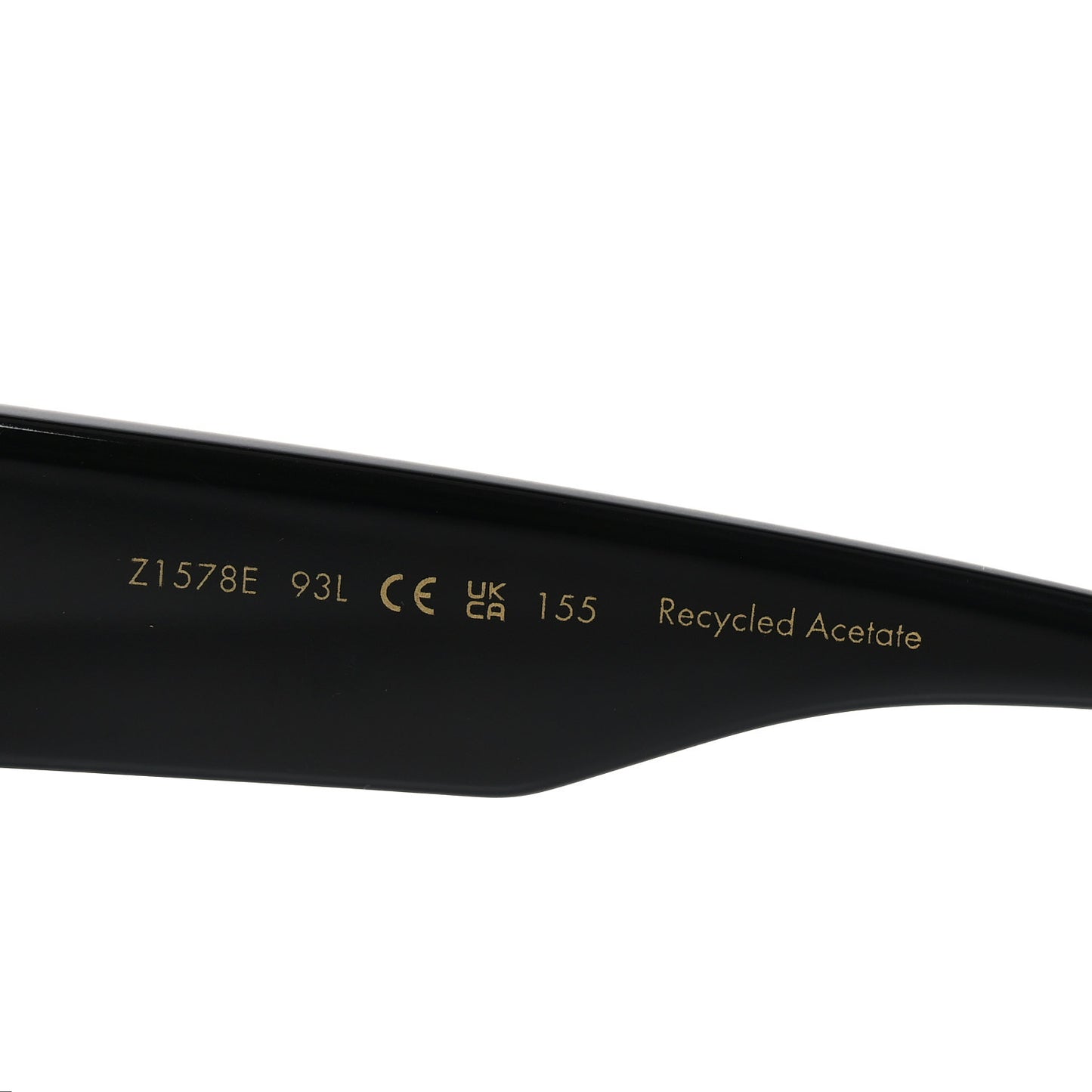 Acetate Swarovski Crystal Cyclone Sunglasses Z1578E Black
