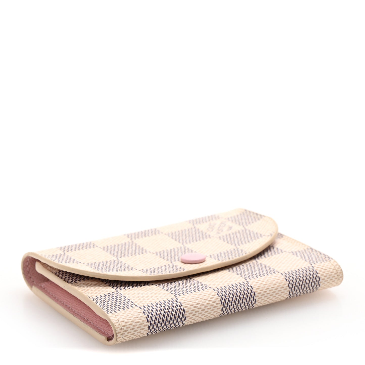 Damier Azur Rosalie Coin Purse Rose Ballerine