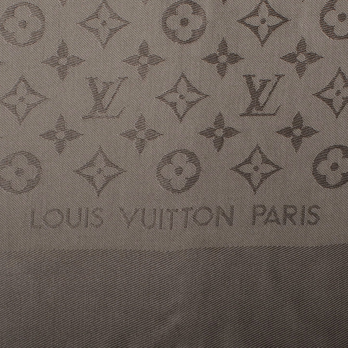 Silk Wool Monogram Shawl Verone