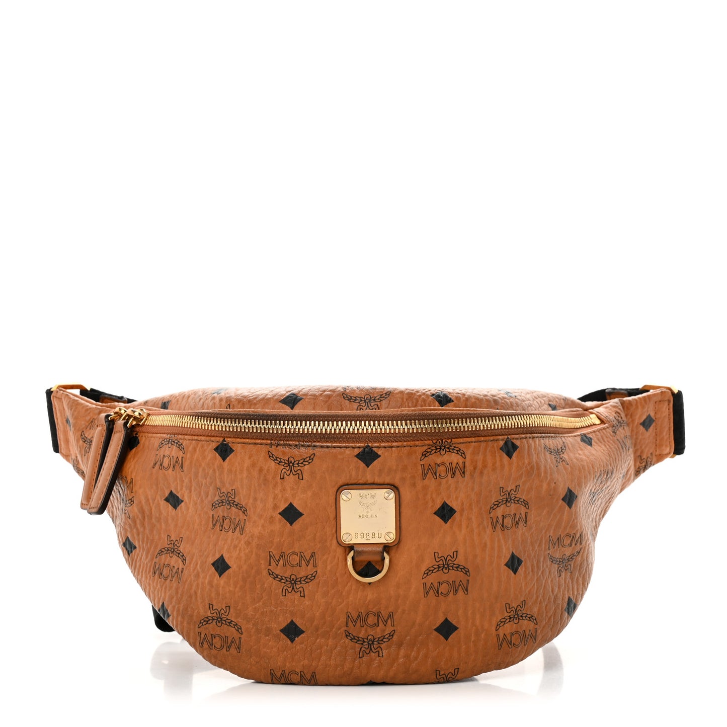 Visetos Medium Fusten Belt Bag Cognac