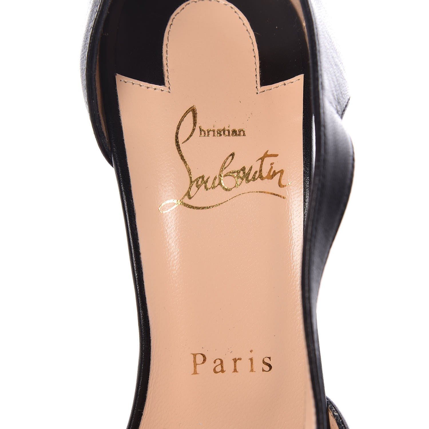 Christian Louboutin Shiny Nappa Catchy One 100 Pumps 38.5 Black 7 of 9