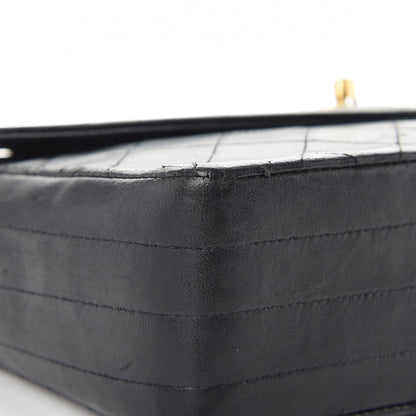 Chanel Lambskin Quilted Medium Single Flap Black 11 of 15
