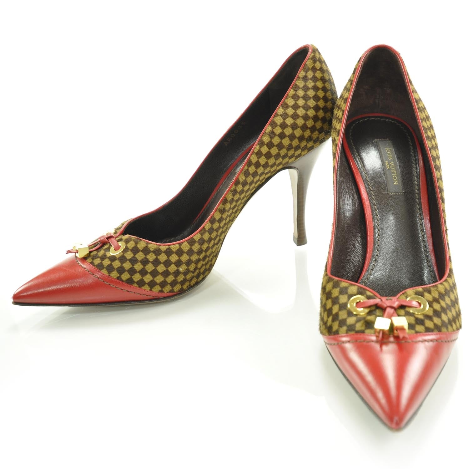 Louis Vuitton Damier Sauvage Heels 38.5 1 of 8