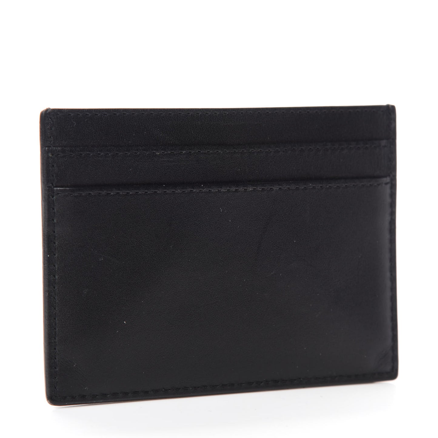 Calfskin Credit Card Case Black