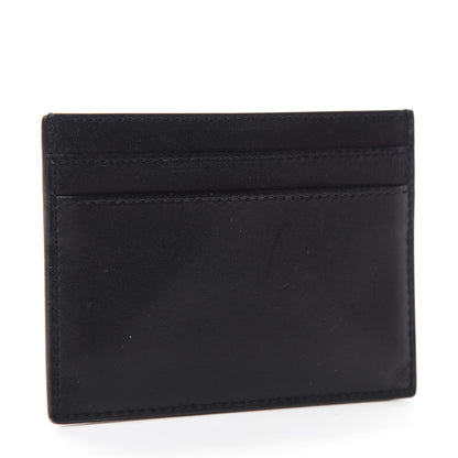 Saint Laurent Calfskin Credit Card Case Black 3 of 9