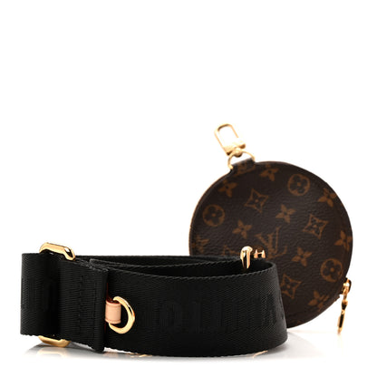Louis Vuitton Monogram Multi Pochette Accessories Bandouliere Shoulder Strap Black 2 of 7