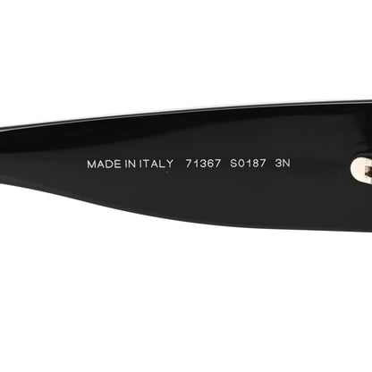 Chanel Tweed Shield Sunglasses 71367 Black Red 5 of 8