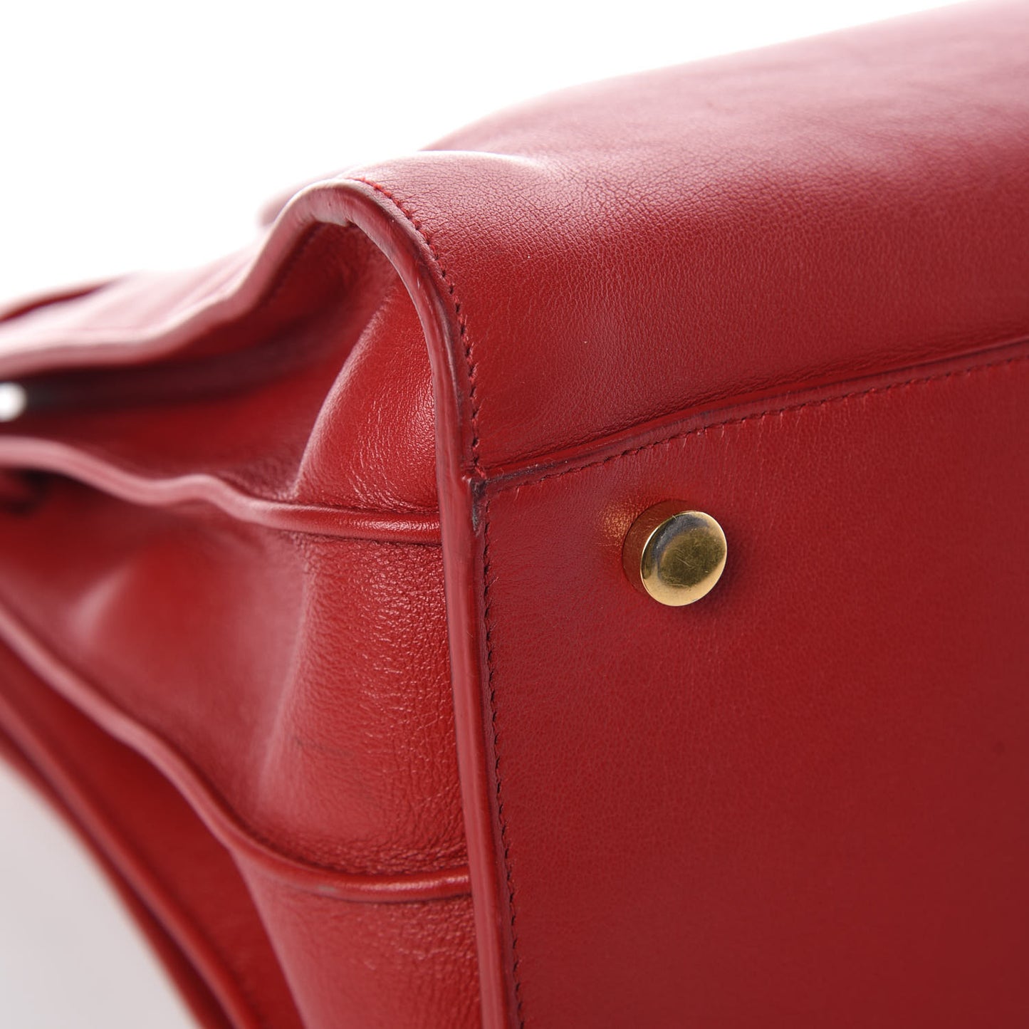 Calfskin Small Sac De Jour Lipstick Red