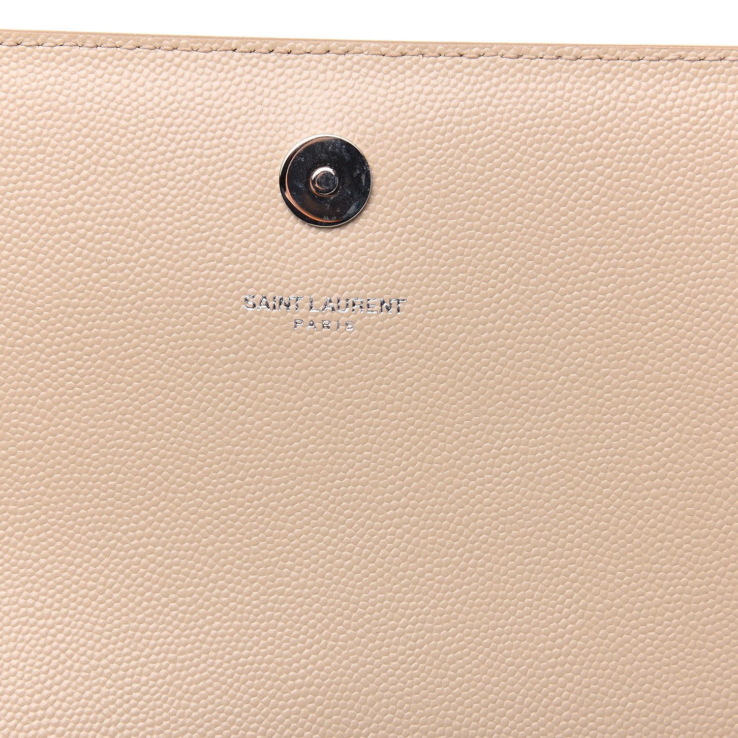 Saint Laurent Grain De Poudre Classic Kate Monogram Clutch Nude Powder 5 of 6