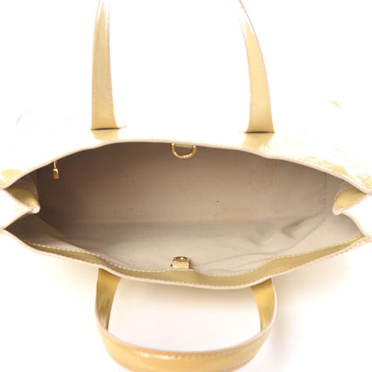 Louis Vuitton Vernis Wilshire PM Blanc Corail 5 of 18
