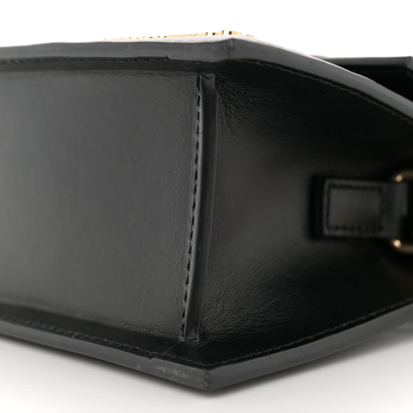 Smooth Calfskin Le Chiquito Noeud Black