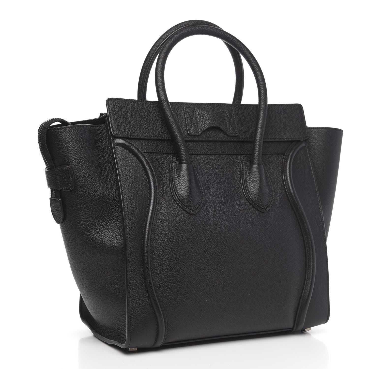 Celine Smooth Calfskin Mini Luggage Black 3 of 10