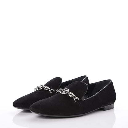 Louis Vuitton Suede Schoolgirl Flat Slippers 39 Black 3 of 8