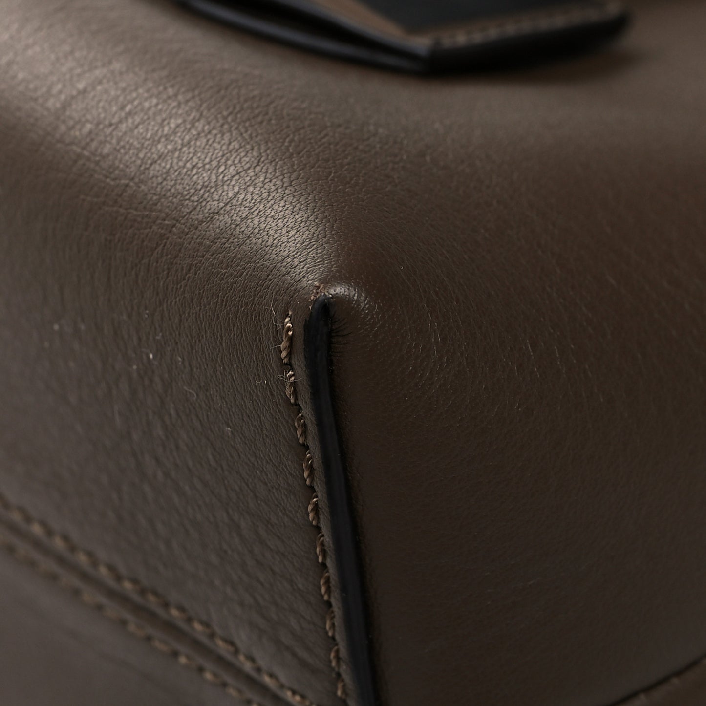 Vitello Dolce Bi-Color FF 1974 Embossed Mini By The Way Boston Bag Maya Black