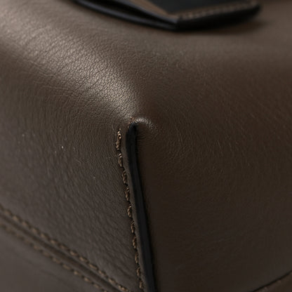 Fendi Vitello Dolce Bi-Color FF 1974 Embossed Mini By The Way Boston Bag Maya Black 11 of 13