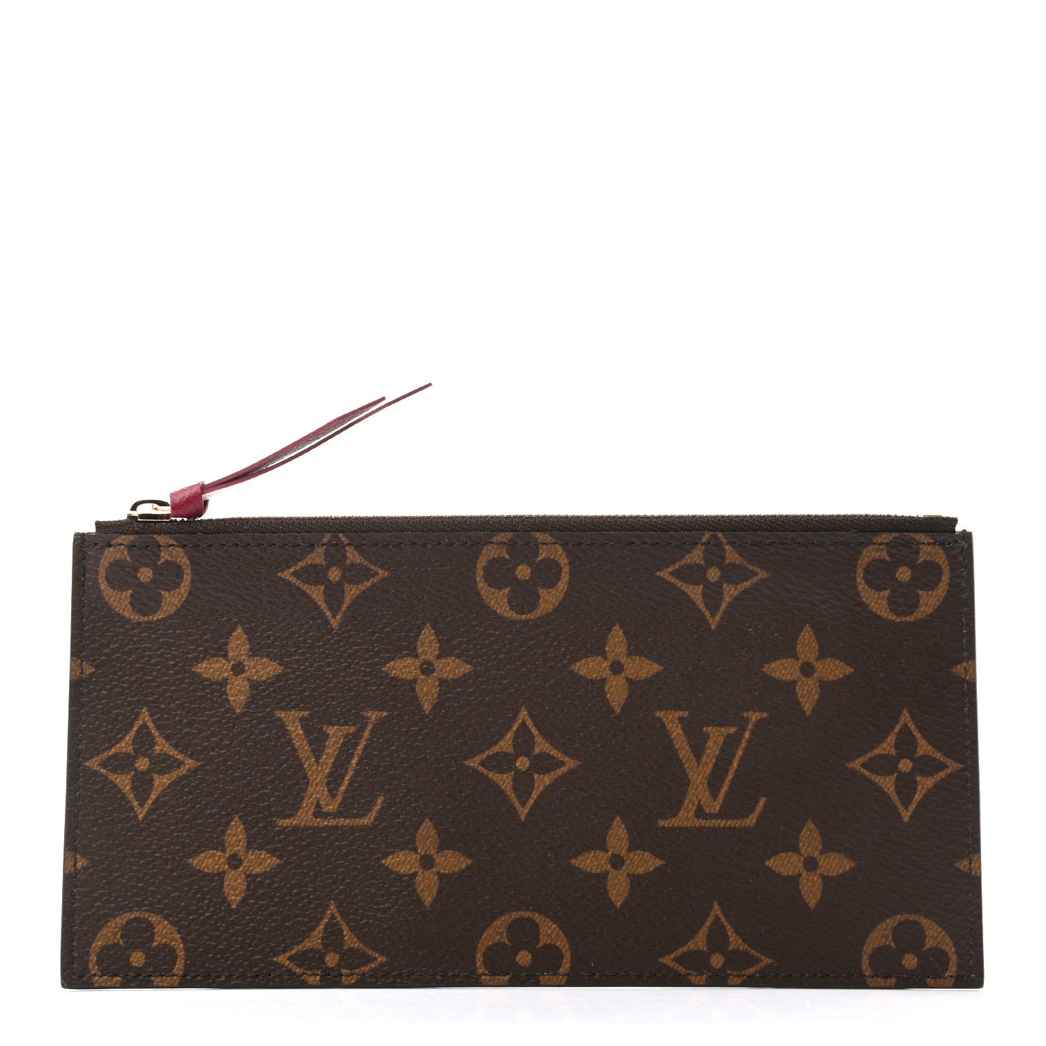 Louis Vuitton Monogram Felicie Chain Wallet Zippered Insert Fuchsia 1 of 6