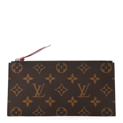 Louis Vuitton Monogram Felicie Chain Wallet Zippered Insert Fuchsia 1 of 6