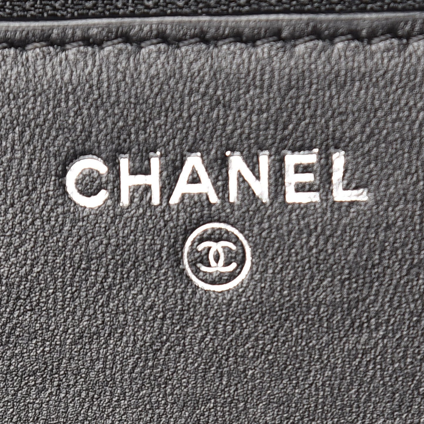 Lambskin Quilted Boy Wallet On Chain WOC Black