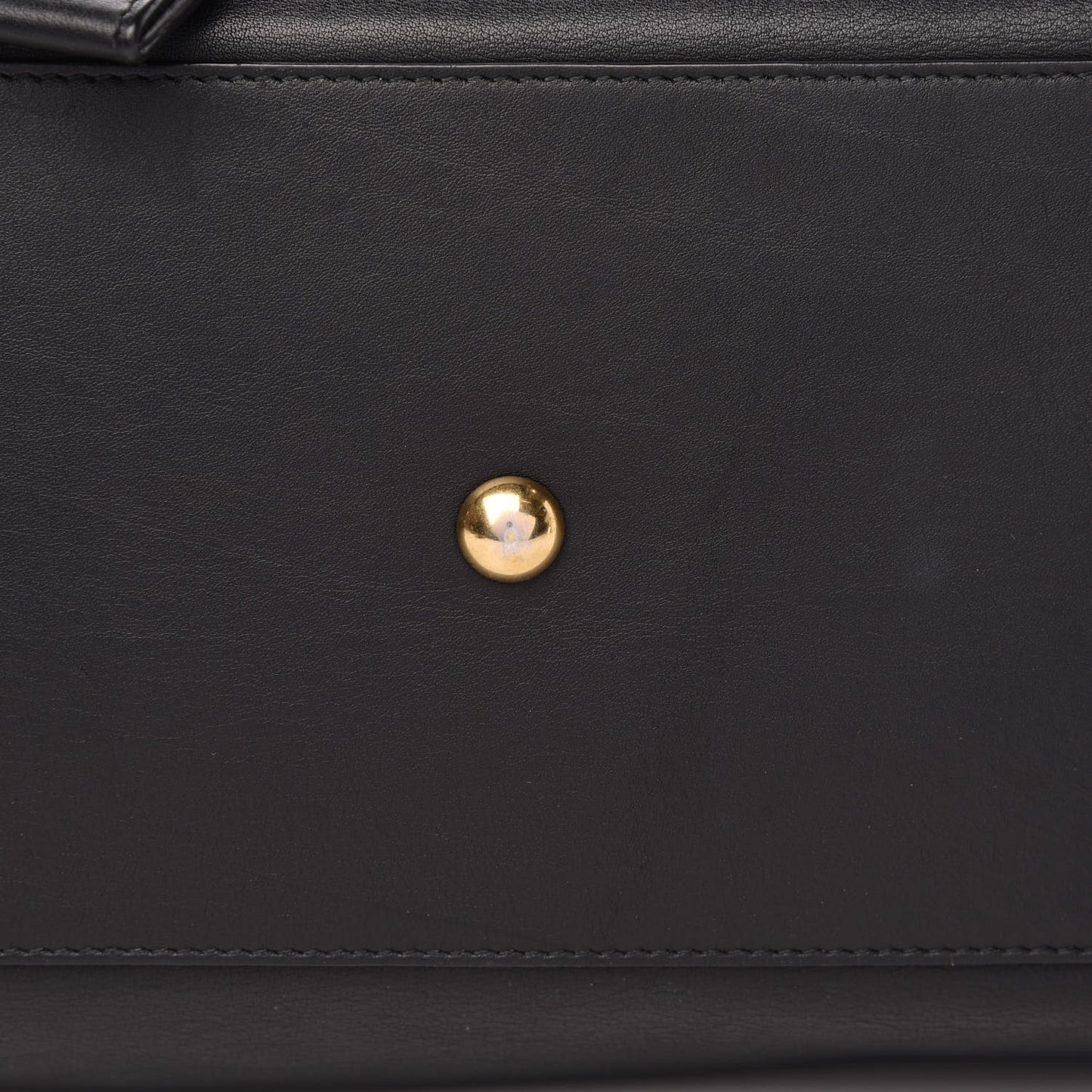 Calfskin Small Classic Y Cabas Navy Blue