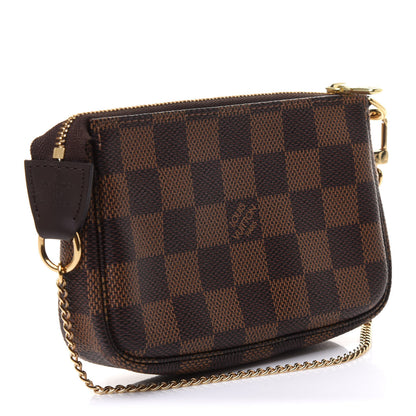 Louis Vuitton Damier Ebene Mini Pochette Accessories 3 of 10