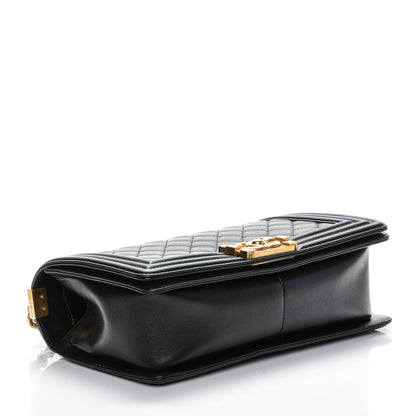 Chanel Calfskin Quilted Medium Boy Flap Black 4 of 7