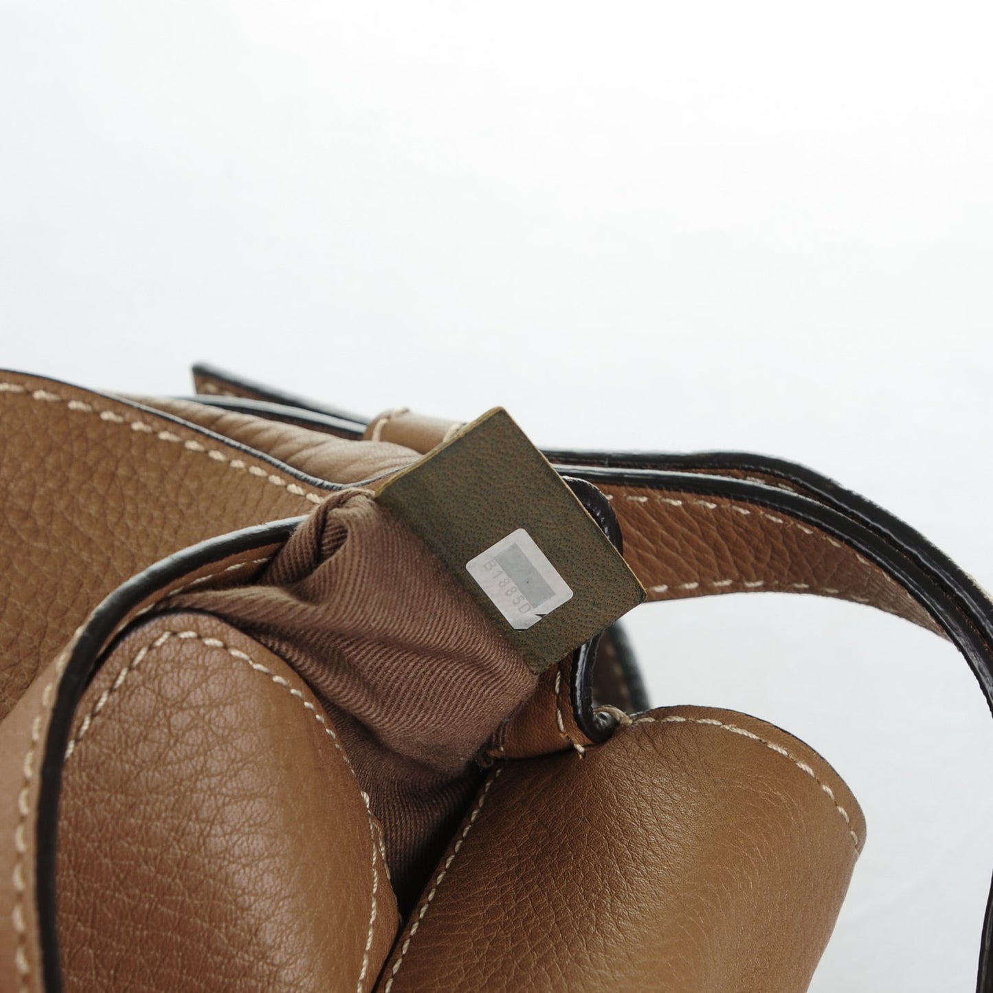 Calfskin Mini Marcie Round Crossbody Bag Nut