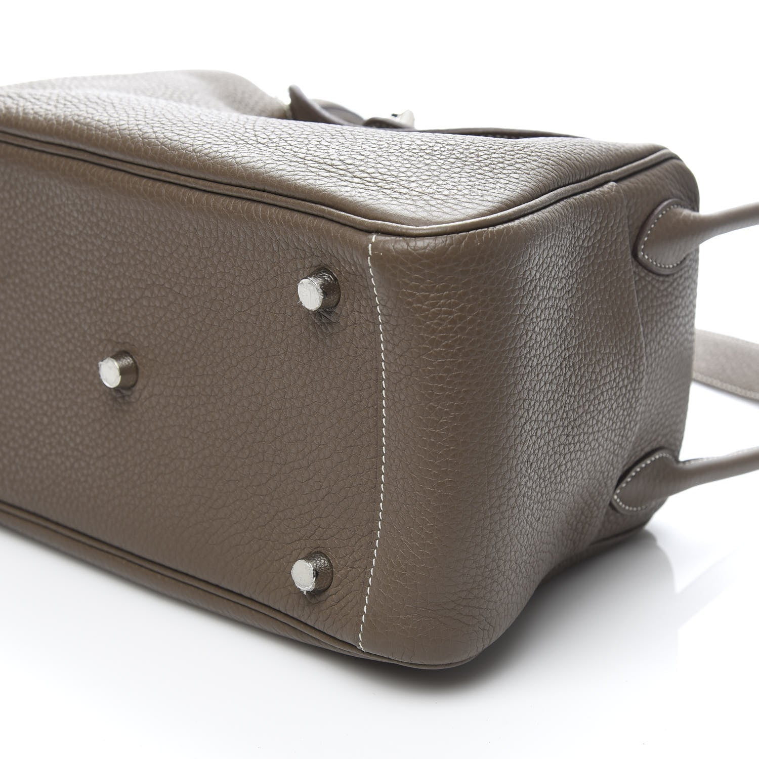 Hermes Taurillon Clemence Lindy 26 Etoupe 9 of 10