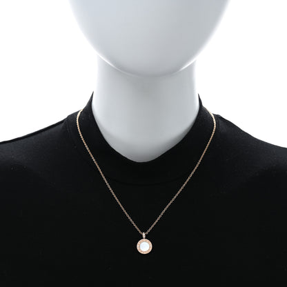 Bulgari 18K Rose Gold Diamond Black Onyx Mother of Pearl BVLGARI BVLGARI Pendant Necklace 2 of 5