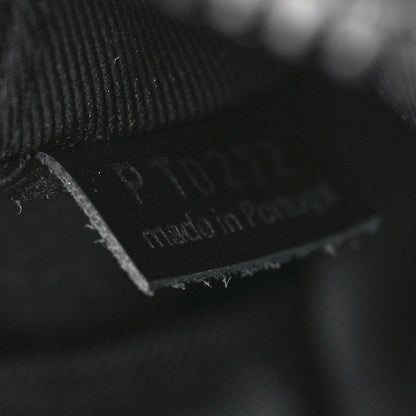 Louis Vuitton Taurillon Monogram Uniformes Solar Ray Soft Pochette Volga Belt Bag Black 7 of 9