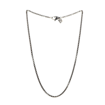 David Yurman 18K Yellow Gold 2.5mm Box Chain Necklace 2 of 3