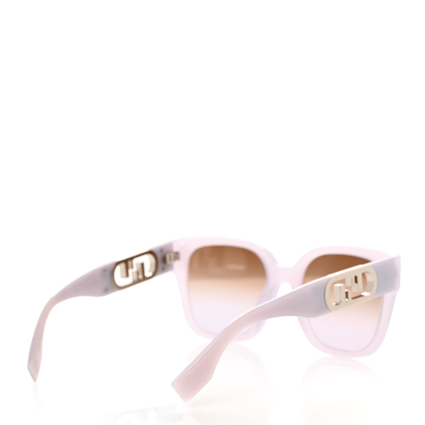 Acetate O Lock Square Sunglasses FE40063I Light Purple