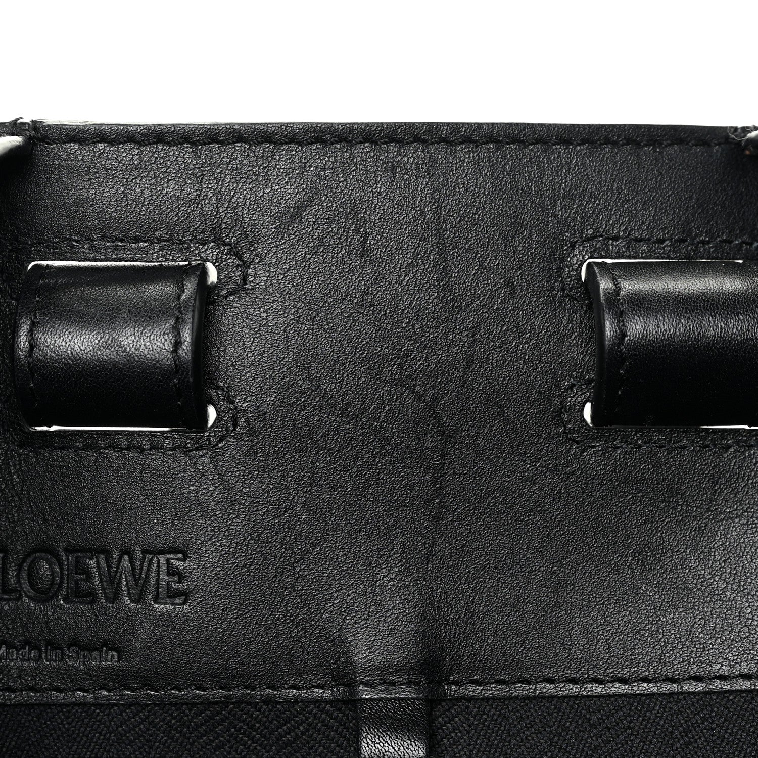 Loewe Calfskin Medium Hammock Shoulder Bag Black 8 of 20