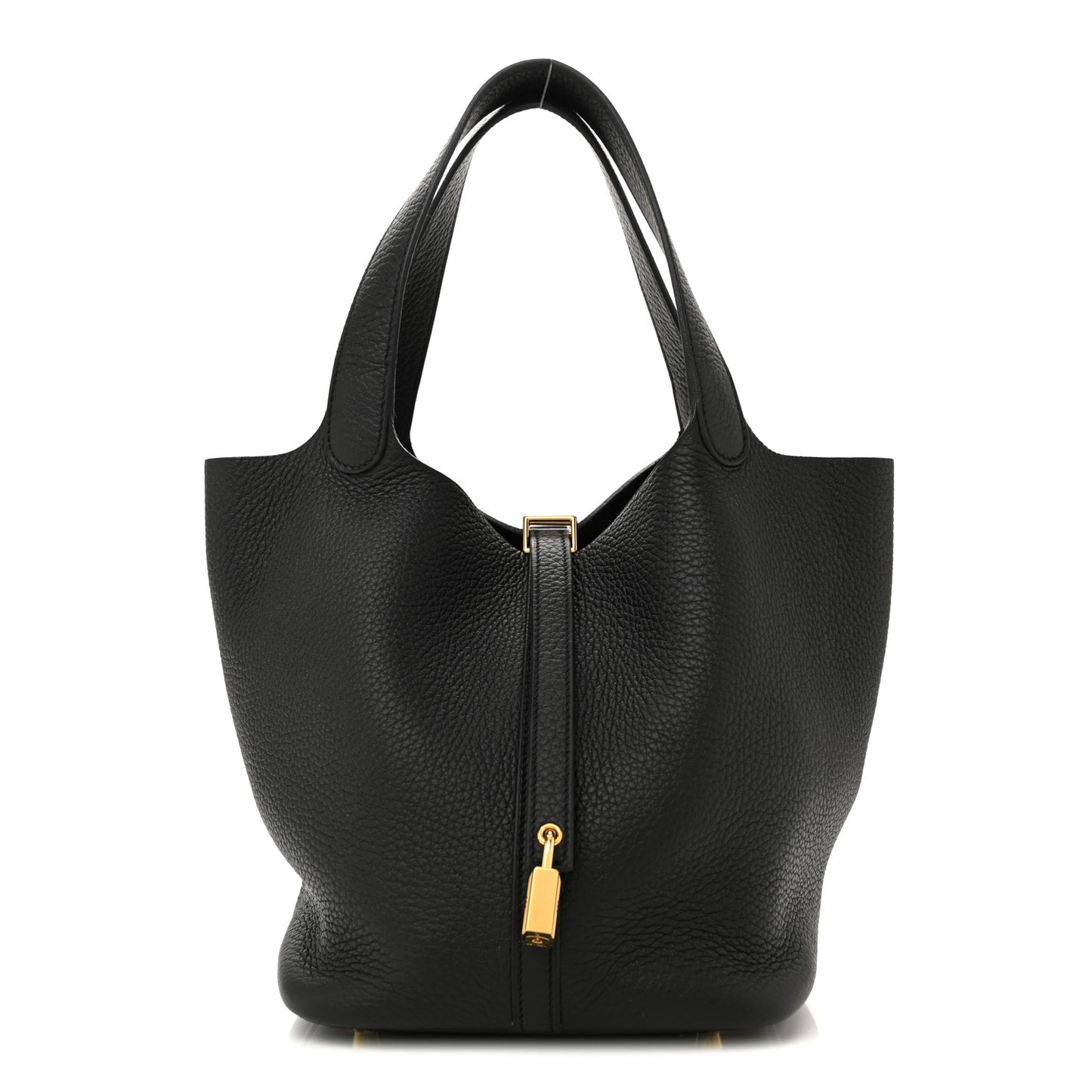 Taurillon Clemence Picotin Lock 22 MM Black